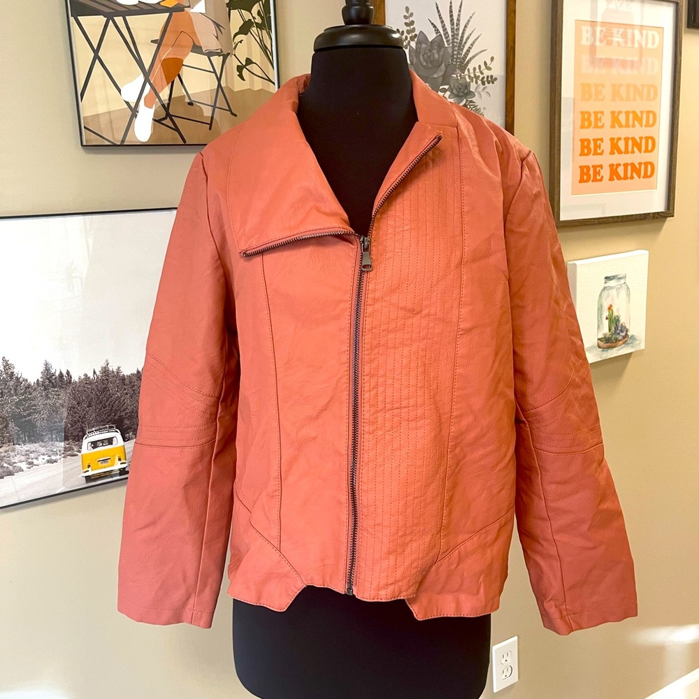 Faux Leather Jacket - Picture 2 of 5